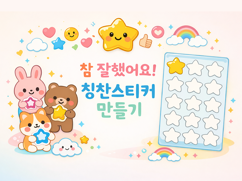 🏅 칭찬스티커 만들기